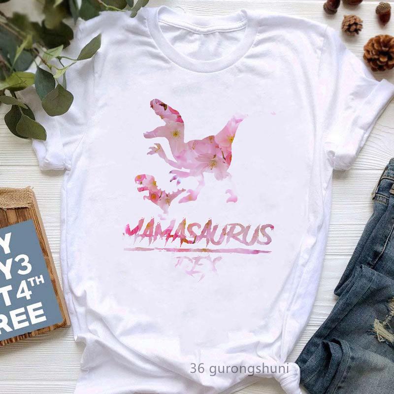 Watercolor Leopard Mamasaurus Graphic Print WomenS Tshirts Funny Jurassic Dinosaur TShirt FeUnisex MotherS Day Gift T Shirt