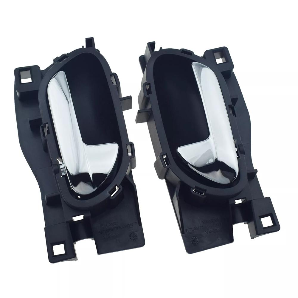 2x Внутренняя ручка двери 9143N7 9143L9 Для Peugeot 207 208 301 2008 Citroen C3 C4 C5
