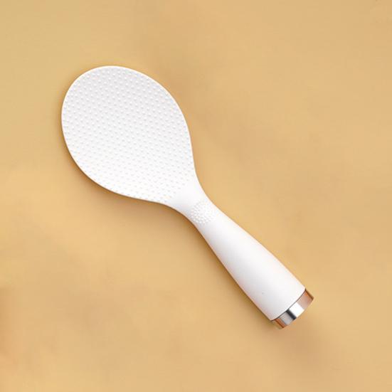 Rice Shovel Multifunctional Non-Stick Long Handle Plastic Spoon with Bump Design Tableware Food Grade Standing