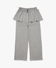 Crosscoat Jersey Skirt Pants Melange Grey