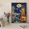 Diamond Mosaic Colorful Diamond Painting Elves Flying Everywhere Full Round Embroidery Cartoon Creative Hobbies Wall Decor