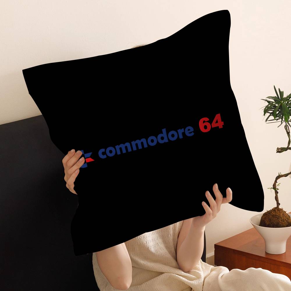 CCommodore Logo Pillow Gift Home Office Decoration Pillow Bedroom Sofa Car Cushion CoverPillow Case