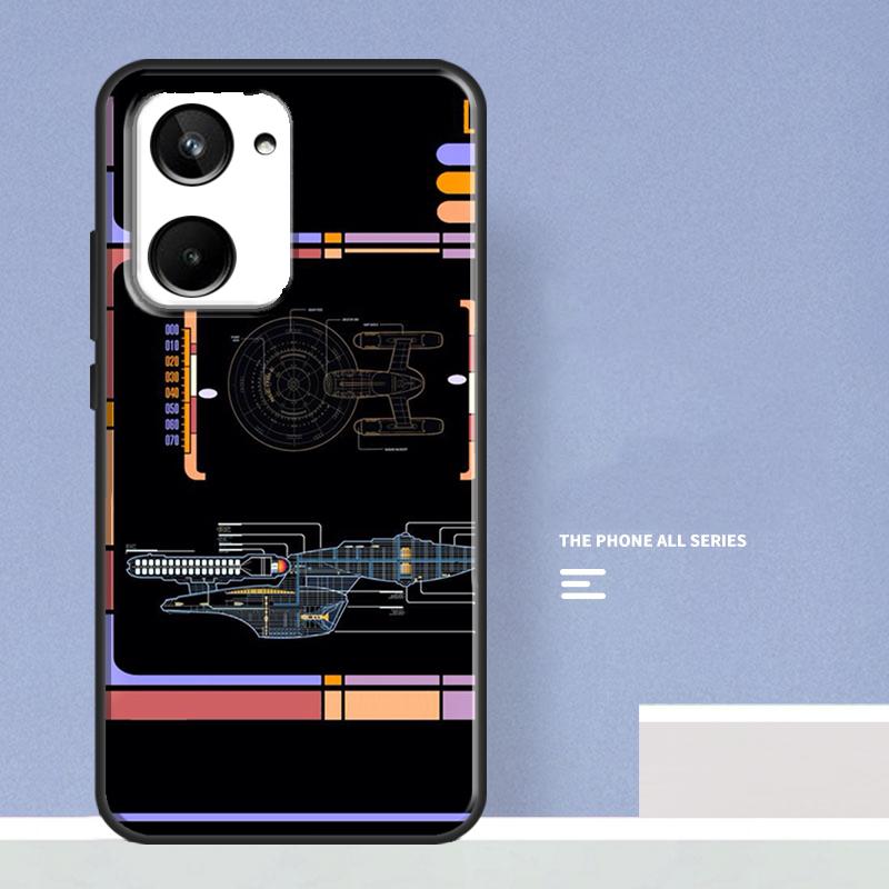 Stars And Treks For Realme C55 C33 C30 C35 C25 C21 Y C11 C15 C31 8 9 10 Pro Plus GT Neo 5 2T 3T GT3 Case
