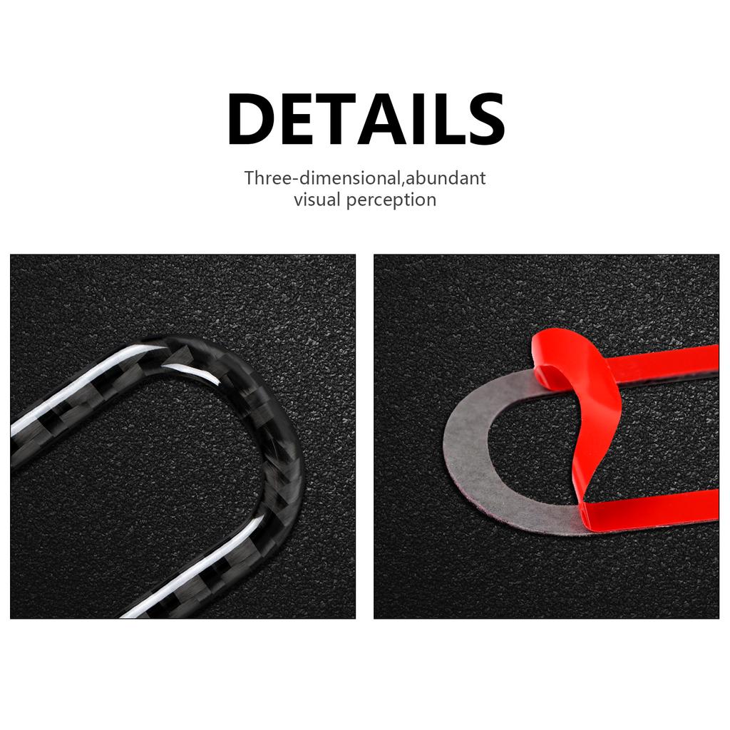 Дверь автомобиля, кондиционер, вентиляционное отверстие, наклейка, внутренняя отделка из углеродного волокна, крышка для Ford Mustang 2009-2014