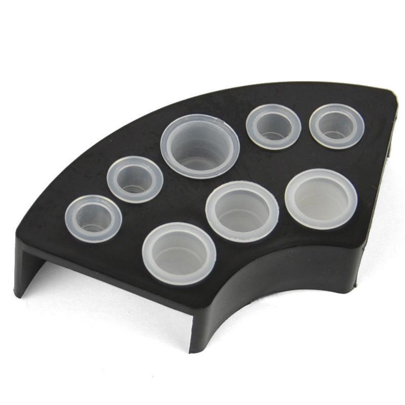 8-Hole Tattoo Pigment Tray and Cup Holder Set