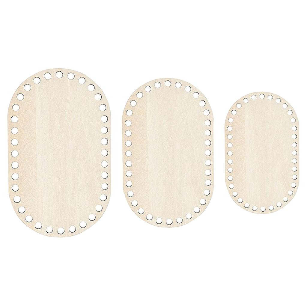 3 шт. деревянная основа для корзины пустая основа для вязания крючком для толстой пряжи своими руками плетение корзина кошелек ручное ткачество украшения для дома