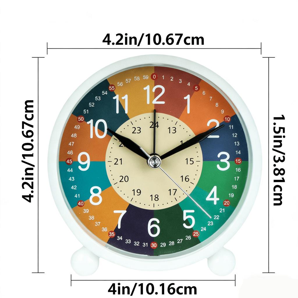 Educational Early Learning Clock for Kids with High Volume Alarm 12/24 Hour Format 60 Minute Scale Gift Item2