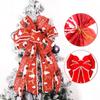 Large Size Christmas Wreath Bow Multiple Styles Present Ribbon Knot  New Year