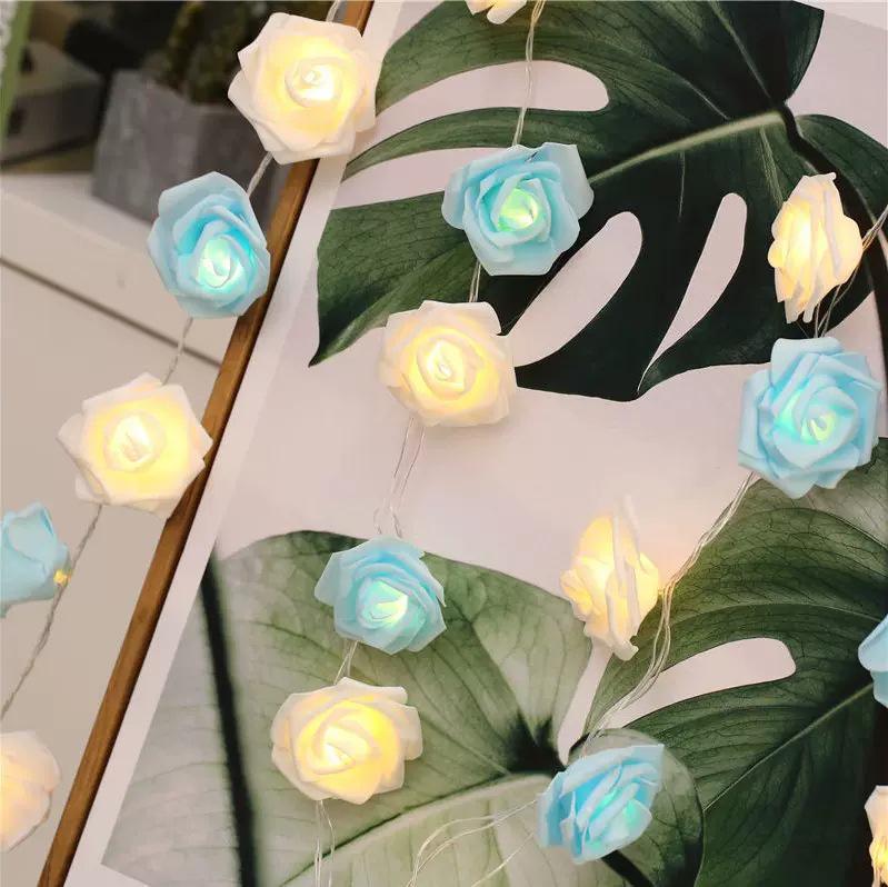LED Rose Flower String Lights - Valentine’s, Wedding, Proposal, Atmosphere & Confession Decoration.