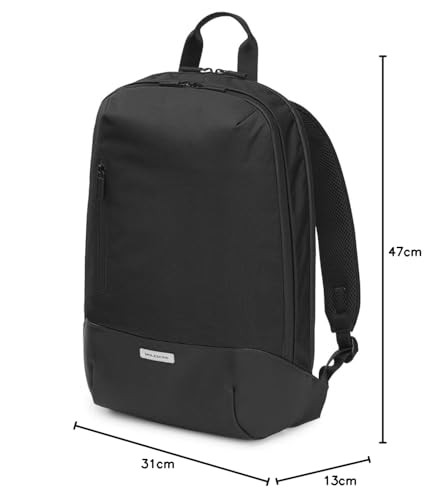 Moleskine Metro Backpack, Black, One Size, for Men and Women, 15-inch Laptop Storage, Business Backpack