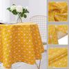 Скатерть круглая скандинавская, хлопок, лен, моющаяся, для банкета в отеле, скатерть для свадебной вечеринки, рождественского стола, для дома, декабря