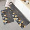 Fashionable Simple Nordic Style Kitchen Floor Mat Household Carpet Long Strip Door Mat Modern Home Decor 