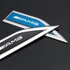 TWEK4 2Pcs Metal Stickers Car Fender Emblem Decals Auto Accessories For Mercedes Benz AMG W223 W213 W206 W464 W247 W167 W166 W222 W205