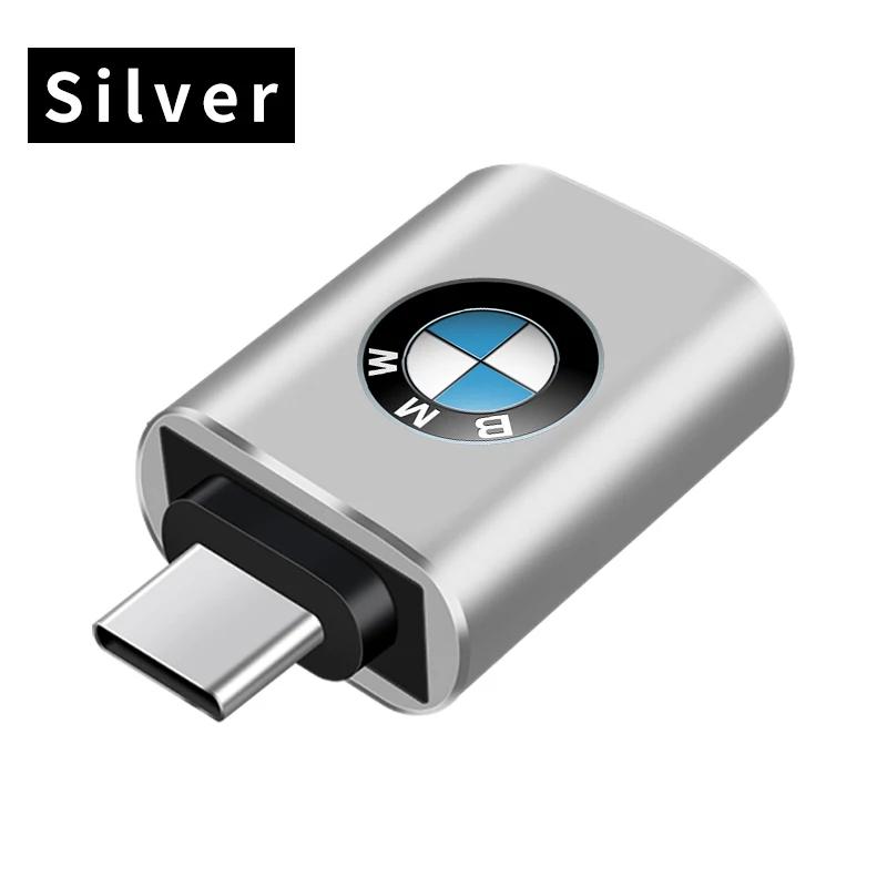 Автомобильный адаптер Type-C на USB 3.0 Автомобильный конвертер Детали интерьера Для BMW X1 X2 X3 X5 X4 X6 X7 G30 G20 G32 G11 G12 F40 F30 F20 F1
