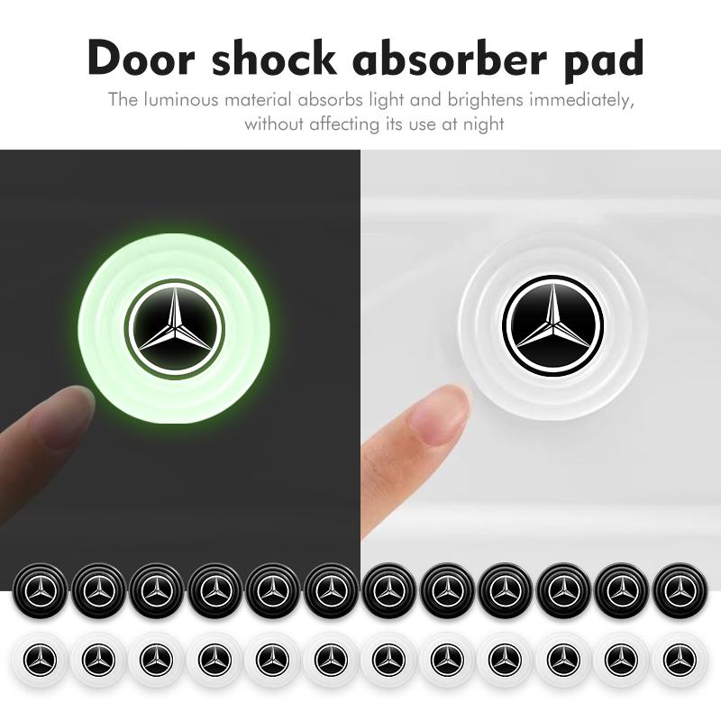 FA034Pcs Car Door Shock Absorber Spacer Anti-collision Protection For Mercedes Benz C180 C300 W124 W176 W177 C200 C260 GLC CLE CLA
