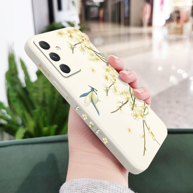 Чехол для телефона «Ветка сливового дерева» для Samsung Galaxy A17 A55 A35 A25 A15 A16 A06 A05 A05S A54 A34 A24 A14 A04 A04S A04E 4G 5G