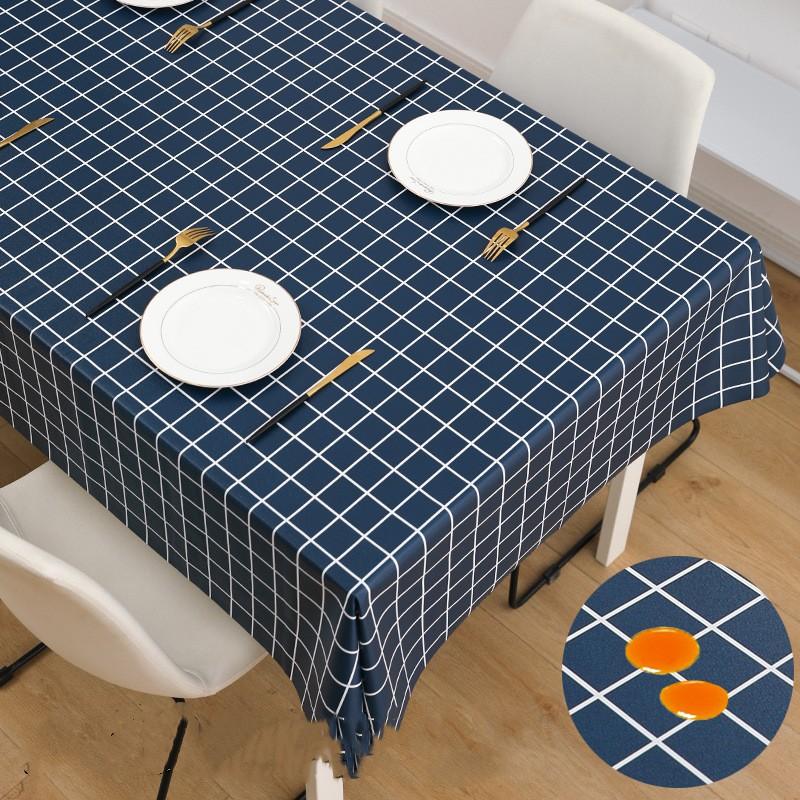 Роскошная высококачественная водонепроницаемая и маслостойкая скатерть из ПВХ, не требующая мытья, прямоугольный бытовой стол, чайный столик и настольная ткань