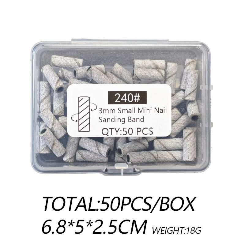 Салонный маникюр Высококачественные шлифовальные ленты со стальным мандрелем - Прочные, износостойкие инструменты