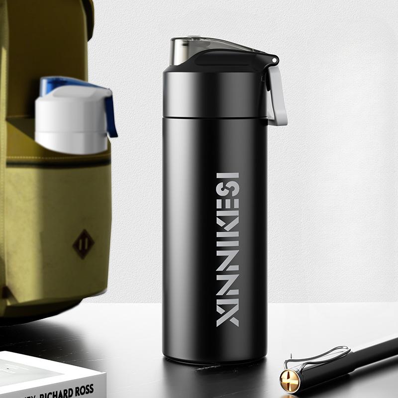 Термос большой емкости, мужская студенческая спортивная кружка для воды