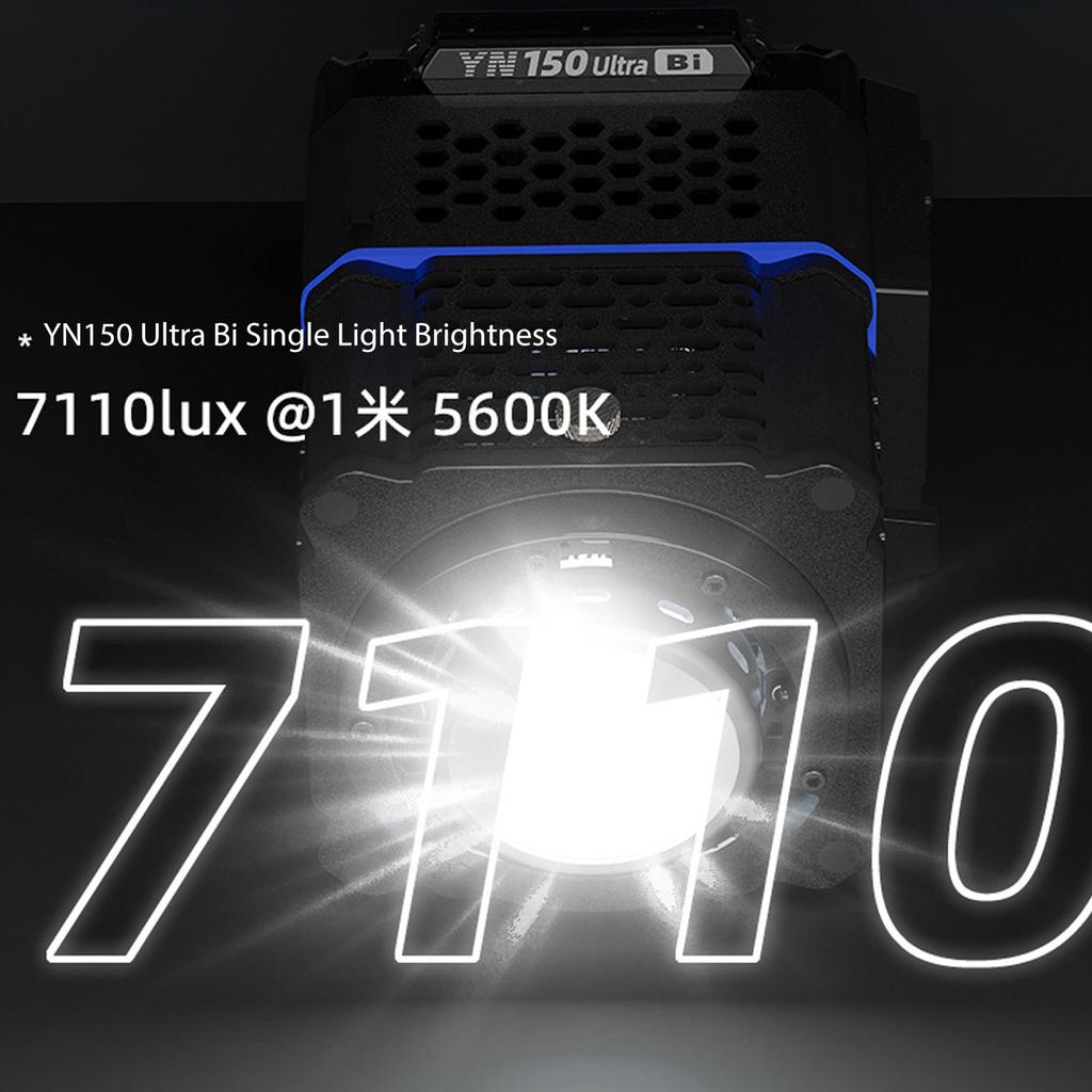 YN150 Ultra Bi Мини-размер Светодиодный видеосвет Цветовая температура 2700K 6500K Наружный COB светодиодный свет 2.4G Управление через приложение