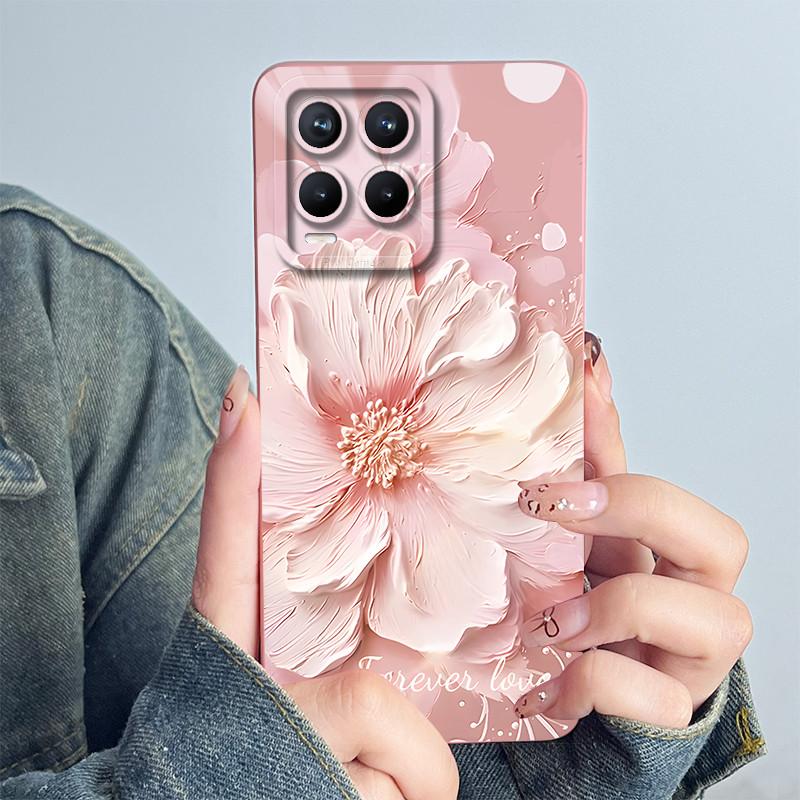 For OPPO Realme 8 4G RMX3085 Phone Case Realme8 Pro 4G RMX3081 Soft Capa Coque Sweet Painted Cartoon Shell Printed Funda Cover