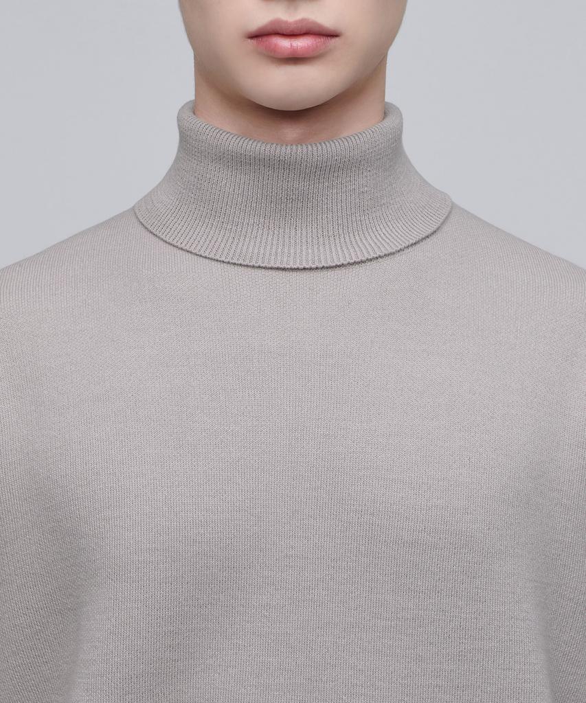 MUSINSA STANDARD Minimal Turtleneck Knit [Mushroom]