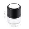 Puff DIY Cosmetic Foundation Powder Case with Mirror Loose Powder Box Travel Powder Case Portable