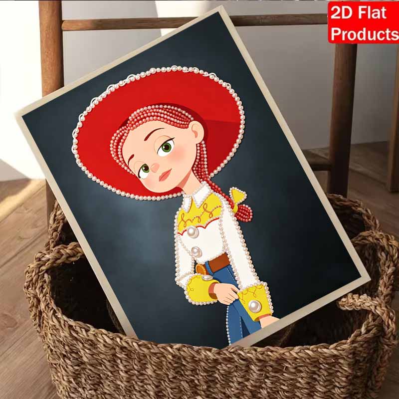Disney Игрушка для рисования жемчугом История игрушек Триш Ручная работа DIY Картины с жемчугом и драгоценными камнями Поделки Особая форма Декор для стены дома
