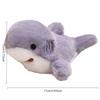 Kawaii Sea Family Plush Toys Soft Fluffy Seal Doll Cute Shark Desktop Pets Plushie Walrus Office Companion Lovely Children Gift