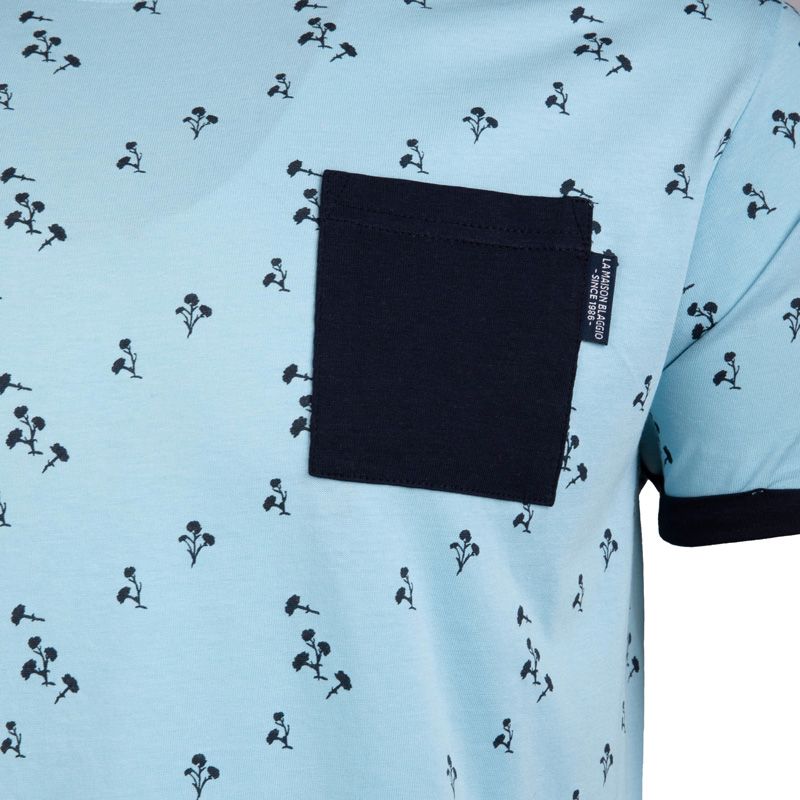 Футболка с рисунком и карманом-масео Мужской BLAGGIO