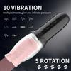 Masturbator Cup Automatic Rotating Delay Ejaculation Glans Trainer Vagina Penis Pump Sleeve Vibrator For Mens Adult Toys Male