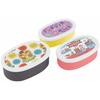Lunch Box, Sealable Container, Storage Container, Set of 3, Silver Ion Ag+ Antibacterial Swimmer, Made In Japan, 860ml (SRS3SAG)