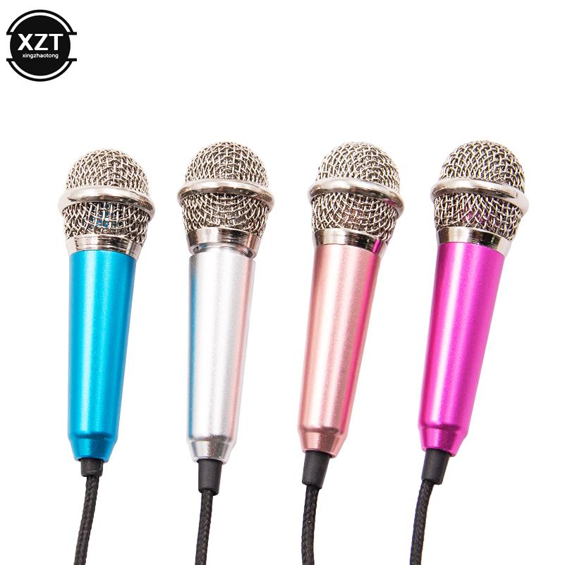 Newest Mini Jack 3.5mm Studio Lavalier Professional Microphone Handheld Mic for Computer for iPhone ipad karaoke 7