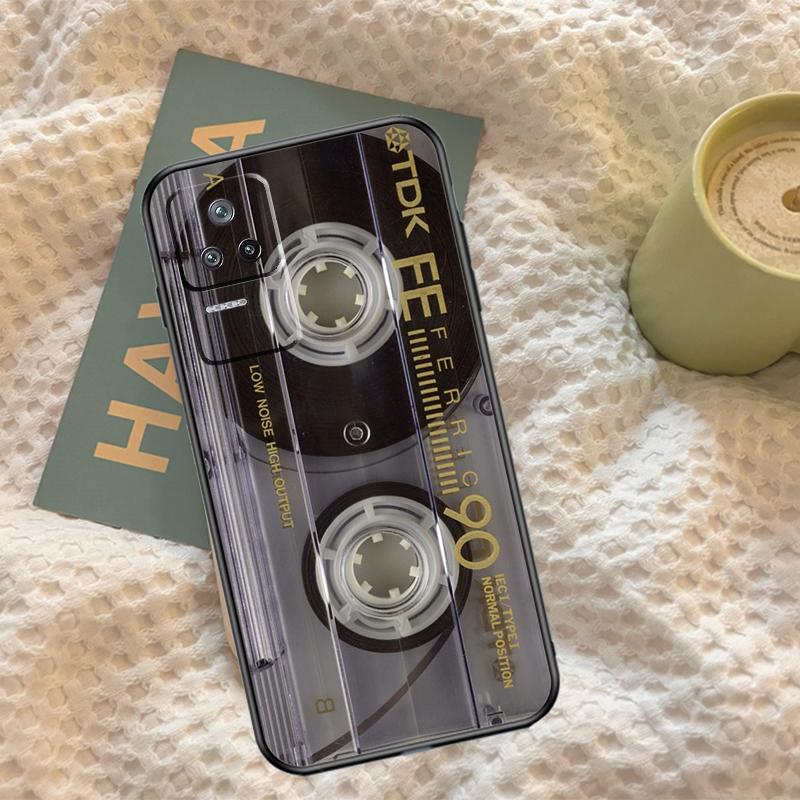 Ретро-кейс для кассетной пленки для Xiaomi 14T 11T 12T 13T Pro 13 14 15 Ultra POCO X7 Pro X3 X5 X6 M6 F5 F6 Pro Чехол