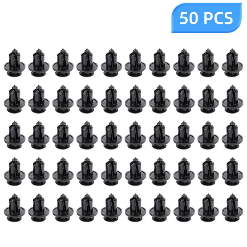 10-50 шт. черные крючки для фиксации переднего бампера и зажимы для крепления заклепок для отделки автомобиля Honda Accord, аксессуары