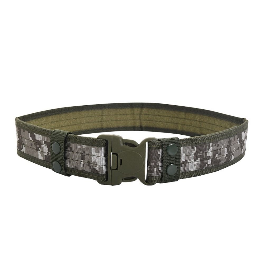 Breathable Canvas Waistband Plastic Buckle Camo Belt Casual Marine Corps Duty Belt Outdoor
