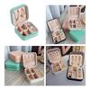 Jewelry Box Jewelries Storage Case PU Leather Organizer for Necklace Earring Rings Bracelet Ear