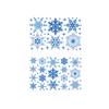 Christmas Snowflake Stickers Festival Xmas Holiday Home Dining Bar Farmhouse Living Room Bedroom Decoration Art