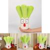 Adorable Green Scallion Plush Toy Soft Pp Cotton Stuffed Pillow For Bed