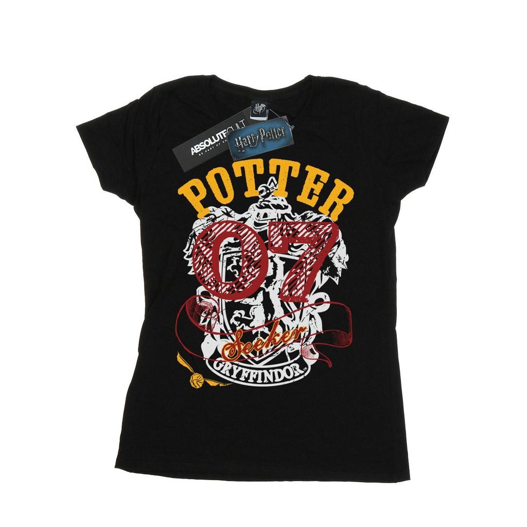 Harry Potter Womens/Ladies Gryffindor Seeker Cotton T-Shirt