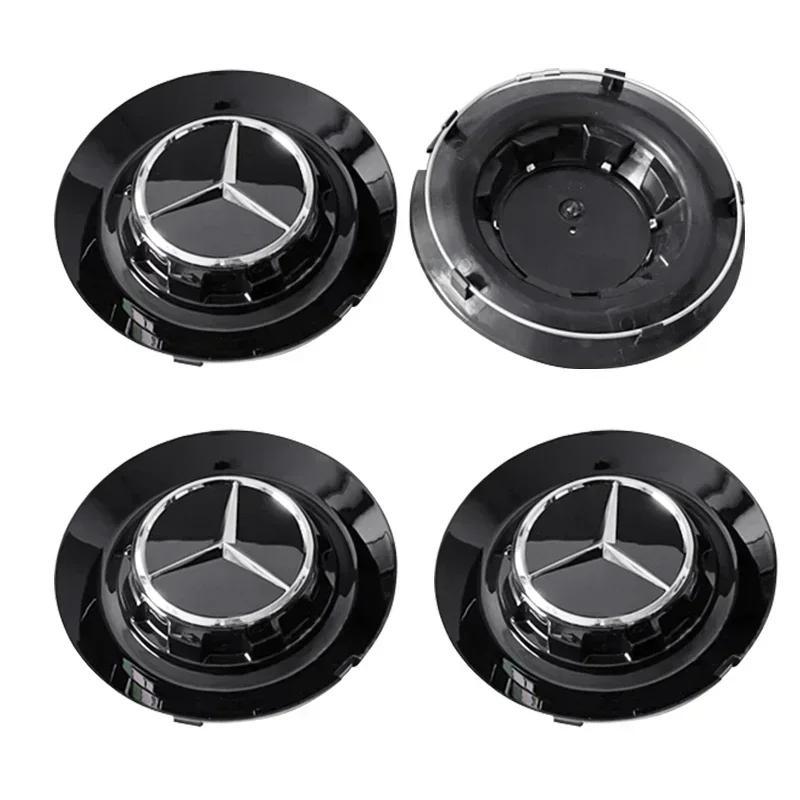 New W201 W220 Hot 2025 For AMG Car For Mercedes benz AMG 4PCS 147mm C-1028 17028 Car Wheel Center Hub Cover Cap Badge Logo For M ZF1