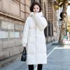 New Style 2025 Winter Thick Down Cotton-padded Coat for Women Long Over Knee Korean Loose Cotton-padded Coat