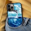 Милый Синий дельфин Море Мягкий чехол для телефона для iPhone 17 Air 16e Pro max 15 Pro 13 14 Plus 11 12 MagSafe Магнитный Coque