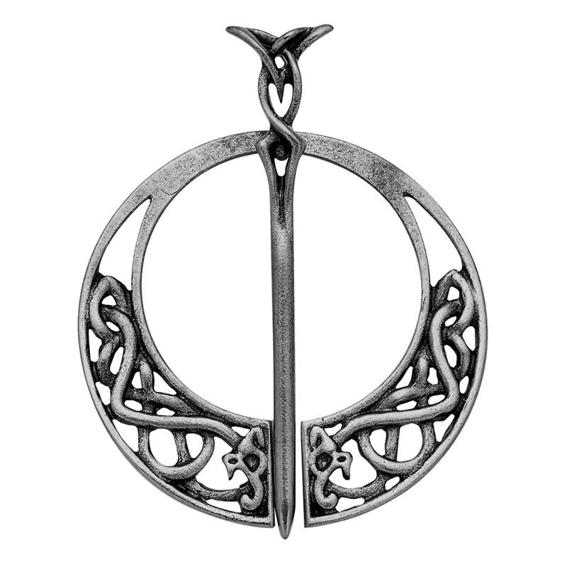 New Fashion Women Hand Forged Medieval Norse Runic Viking Jewelry Vintage Wulflund Belt Buckles Viking Cloak Brooch Cloak Pin