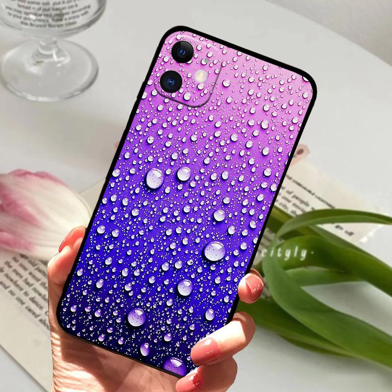 Для чехлов iPhone 12 A2403 Матовый Мягкий Силикон ТПУ Чехлы для Телефона Для iPhone 12 mini Животный Узор Coque Бампер A2399 Fundas
