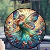 New Angel Wings Elf Fairy Acrylic Decorative Pendant Acrylic Flat Car Interior Pendant Backpack Ornament