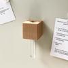Деревянная ваза-пробирка Магнит-наклейка на холодильник DIY Цветочная композиция Имитация цветочной вазы Домашняя Кухонная Декор шкафчика