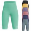 Women's Yoga Sports Shorts Base Layer Pants High Waist Hip Lifting Pilates Tights Girl's Workout Gym Training Fitness Running Quick-drying