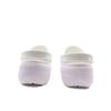 Crocs Classic Platform Lined Clog Purple Bow Beach EVA Comfortable and Versatile Hole Shoes Unisex White