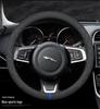 Suede Steering Wheel Cover for Jaguar XEL, XJ, F-PACE, XFL, E-PACE
